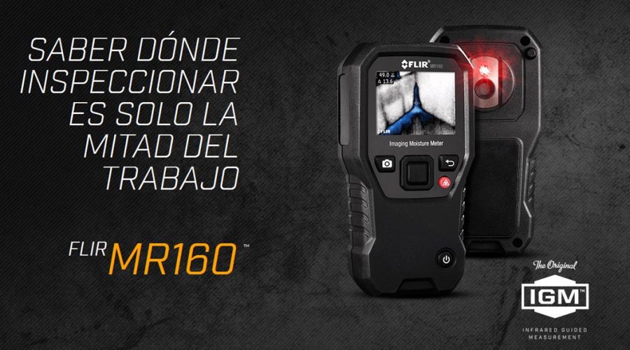 Video Medidor de humedad termográfico FLIR MR160 Video Medidor de humedad termográfico FLIR MR160