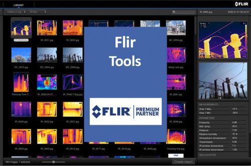 Imagen Software para windows que elabora informes termográficos FLIR Tools