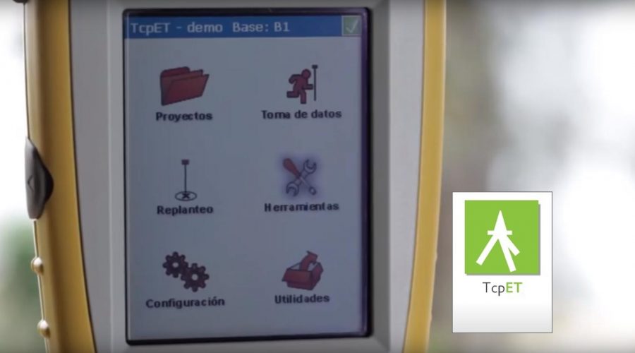 Video TCP ET. Software de toma de datos y replanteo TCP ET de Aplitop Video TCP ET. Software de toma de datos y replanteo TCP ET de Aplitop