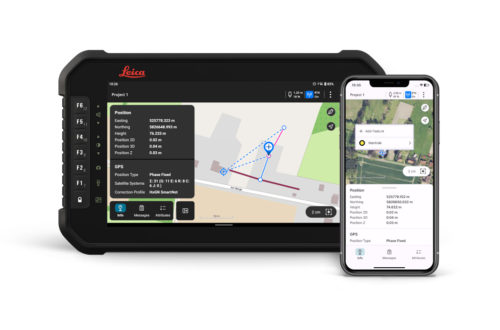 Imagen Leica Zeno Mobile One. Software de recogida de datos