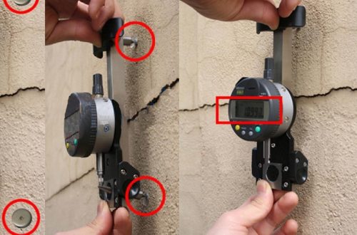 Imagen Fisurómetro digital para medición de grietas y fisuras ACRE