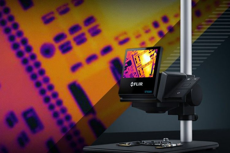 Termografía en productos electrónicos con la cámara termográfica FLIR ETS320
