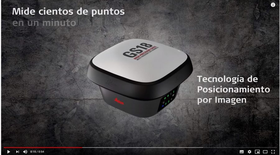 Video Antena GNSS Leica GS18 I Video Antena GNSS Leica GS18 I