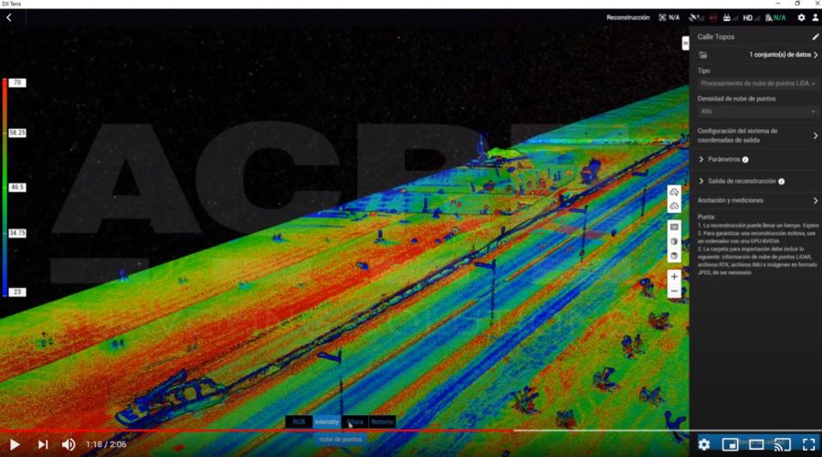 DJI-zenmuse-L1-dron-Lidar-video Captura de la realidad con dron
