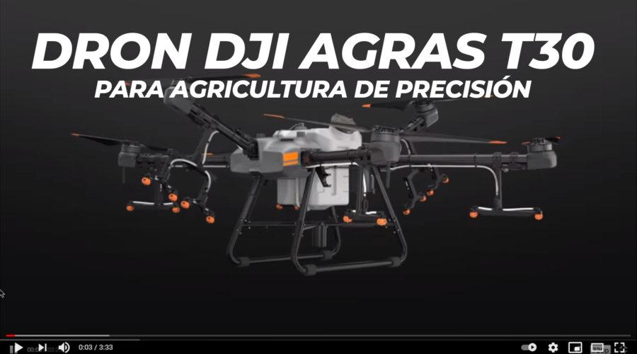 Video Dron pulverizador DJI AGRAS T30 Video Dron pulverizador DJI AGRAS T30