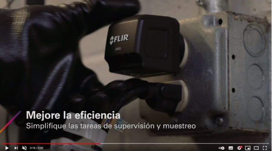Video FLIR SV87 Sensor de vibración y temperatura remoto