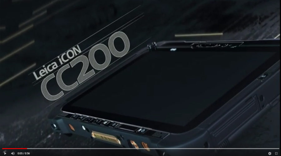 Video Controladora Tablet Leica iCON CC200 Video Controladora Tablet Leica iCON CC200