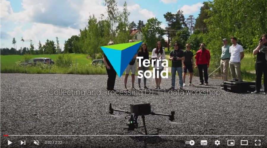 Video TerraScan software de gestión y procesamiento de nubes de puntos