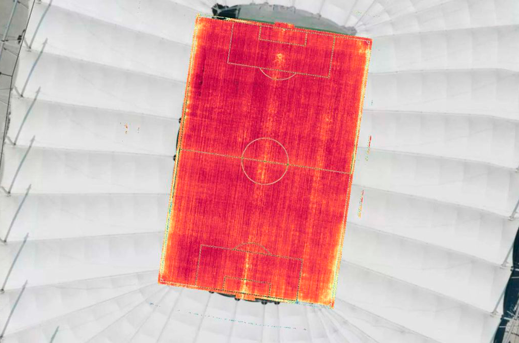 Cuidado de campos de fútbol con PIX4DFields