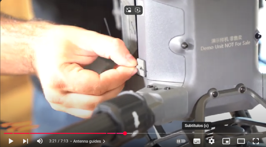 Video KRONOS. PRS (paracaídas) y FTS para drones DJI de Dronavia